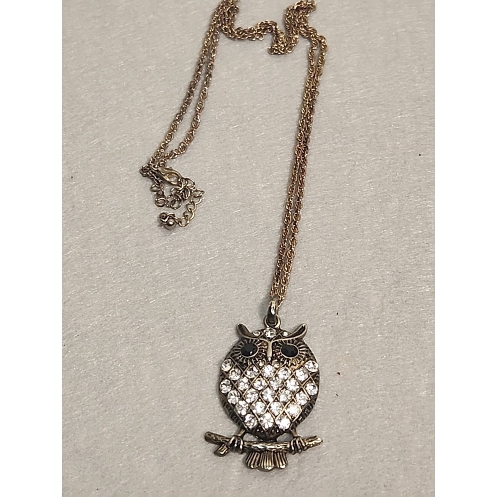 Owl Pendant Necklace On Chain
